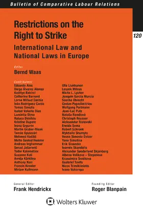 Waas |  Restrictions on the Right to Strike | Buch |  Sack Fachmedien