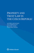 Ronovská / Dobrovolná / Havel |  Property and Trust Law in the Czech Republic | Buch |  Sack Fachmedien