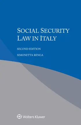 Renga |  Social Security Law in Italy | Buch |  Sack Fachmedien