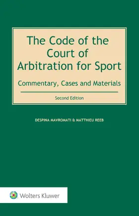 Mavromati / Reeb |  The Code of the Court of Arbitration for Sport | Buch |  Sack Fachmedien