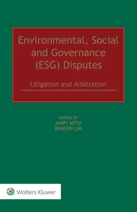 Lim / Mitsi |  Environmental, Social and Governance (ESG) Disputes | Buch |  Sack Fachmedien