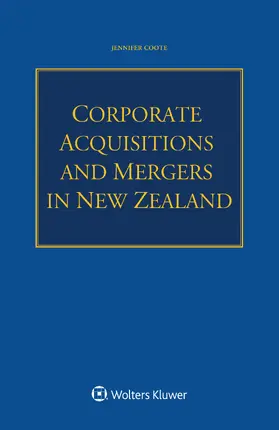Coote |  Corporate Acquisitions and Mergers in New Zealand | Buch |  Sack Fachmedien