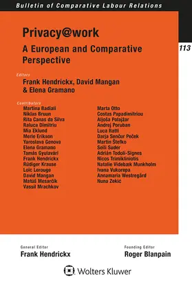 Hendrickx / Gramano / Mangan |  Privacy@work | Buch |  Sack Fachmedien