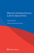 de Klor |  Private International Law in Argentina | Buch |  Sack Fachmedien