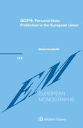 Krzysztofek |  GDPR: Personal Data Protection in the European Union | Buch |  Sack Fachmedien