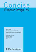 von Bomhard / von Mühlendahl |  Concise European Design Law | Buch |  Sack Fachmedien