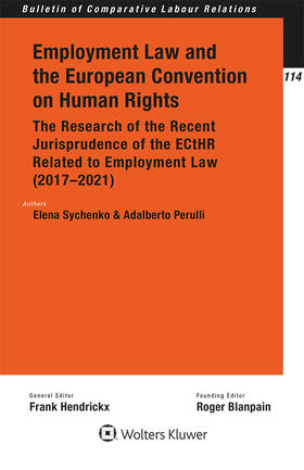 Sychenko / Perulli | Employment Law and the European Convention on Human Rights | Buch | 978-94-035-3556-2 | sack.de