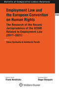 Sychenko / Perulli |  Employment Law and the European Convention on Human Rights | Buch |  Sack Fachmedien