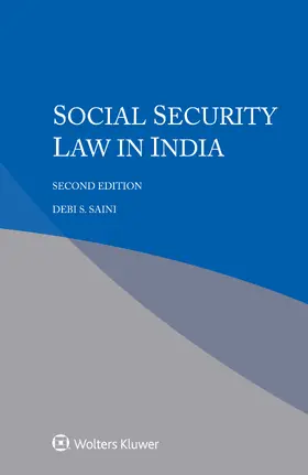 Saini |  Social Security Law in India | Buch |  Sack Fachmedien