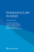 Grau / Chiner / Iglesia |  Insurance Law in Spain | Buch |  Sack Fachmedien