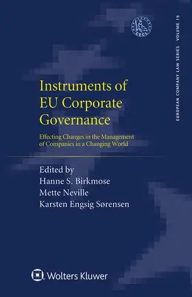 Birkmose / Neville / Sørensen | Instruments of EU Corporate Governance | Buch | 978-94-035-4162-4 | sack.de