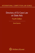 Barents |  Directory of EU Case Law on State Aids | Buch |  Sack Fachmedien