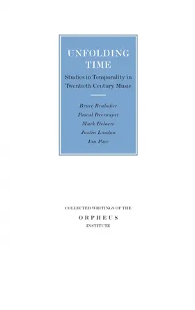 Crispin |  Unfolding Time | eBook | Sack Fachmedien