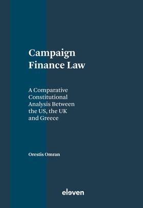 Omran |  Omran, O: Campaign Finance Law | Buch |  Sack Fachmedien