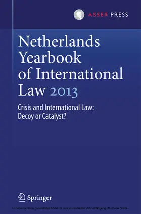 Bulterman / van Genugten | Netherlands Yearbook of International Law 2013 | E-Book | www.sack.de