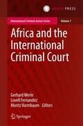 Werle / Vormbaum / Fernandez |  Africa and the International Criminal Court | Buch |  Sack Fachmedien
