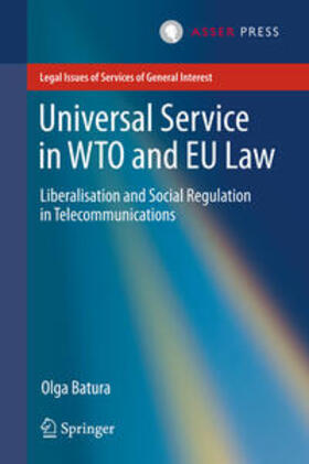 Batura |  Universal Service in WTO and EU law | Buch |  Sack Fachmedien