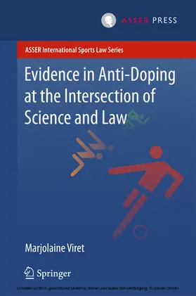 Viret | Evidence in Anti-Doping at the Intersection of Science & Law | E-Book | sack.de
