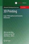 van den Berg / Kosta / van der Hof |  3D Printing | Buch |  Sack Fachmedien