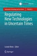 Reins |  Regulating New Technologies in Uncertain Times | Buch |  Sack Fachmedien