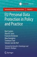 Custers / Sears / van der Hof |  EU Personal Data Protection in Policy and Practice | Buch |  Sack Fachmedien