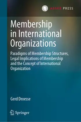 Droesse |  Membership in International Organizations | Buch |  Sack Fachmedien