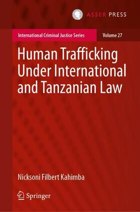 Kahimba | Human Trafficking Under International and Tanzanian Law | Buch | 978-94-6265-434-1 | sack.de