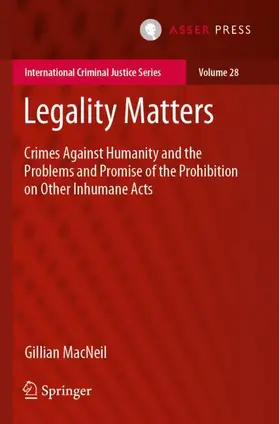 MacNeil |  Legality Matters | Buch |  Sack Fachmedien