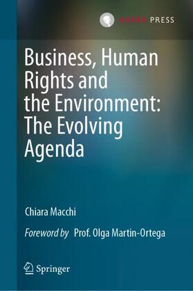 Macchi | Business, Human Rights and the Environment: The Evolving Agenda | Buch | 978-94-6265-478-5 | sack.de