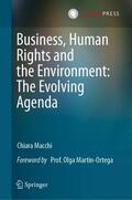 Macchi |  Business, Human Rights and the Environment: The Evolving Agenda | Buch |  Sack Fachmedien