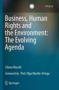Macchi |  Business, Human Rights and the Environment: The Evolving Agenda | Buch |  Sack Fachmedien
