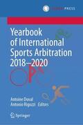 Rigozzi / Duval |  Yearbook of International Sports Arbitration 2018¿2020 | Buch |  Sack Fachmedien