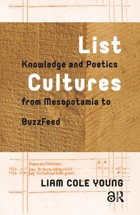 Young |  List Cultures | Buch |  Sack Fachmedien