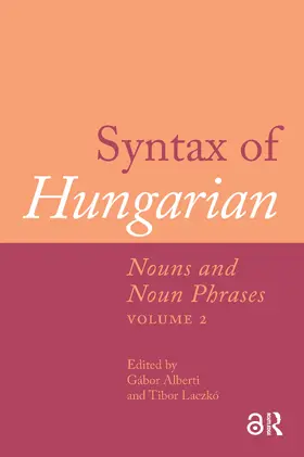 Alberti / Láczko |  Syntax of Hungarian | Buch |  Sack Fachmedien
