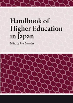 Snowden |  Handbook of Higher Education in Japan | Buch |  Sack Fachmedien