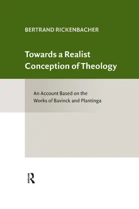 Rickenbacher |  Towards a Realist Conception of Theology | Buch |  Sack Fachmedien