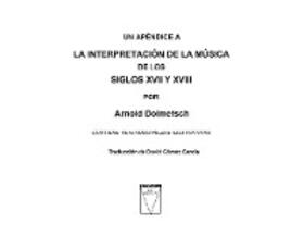 Dolmetsch |  Un apéndice a la interpretación de la música de los siglos XVII y XVIII | eBook | Sack Fachmedien