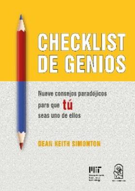 Simonton |  Checklist de Genios | eBook | Sack Fachmedien