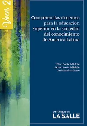 Acosta Valdeleón |  Competencias docentes para la educación superior en la sociedad del conocimiento de América Latina | eBook | Sack Fachmedien
