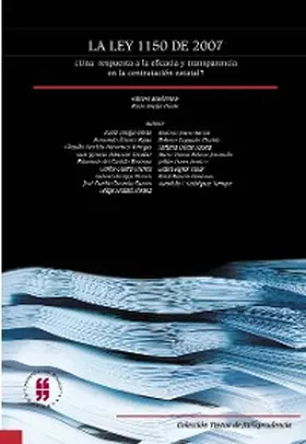 Autores |  La ley 1150 de 2007 ¿una respuesta a la eficacia y transparencia en la contratación estatal? | eBook | Sack Fachmedien