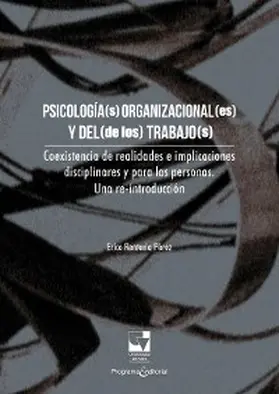 Rentería Pérez |  Psicología(s) organizacional(es) y del (de los) trabajo(s) | eBook | Sack Fachmedien