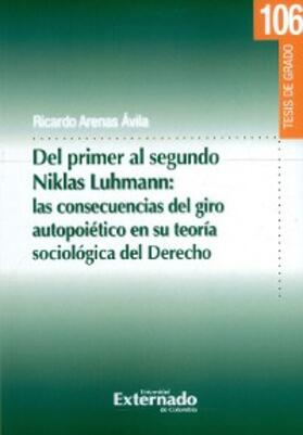 Arenas Ávila |  Del Primer Al Segundo Niklas Luhmann: | eBook | Sack Fachmedien
