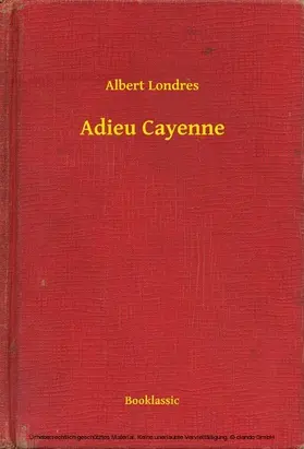 Londres |  Adieu Cayenne | eBook | Sack Fachmedien