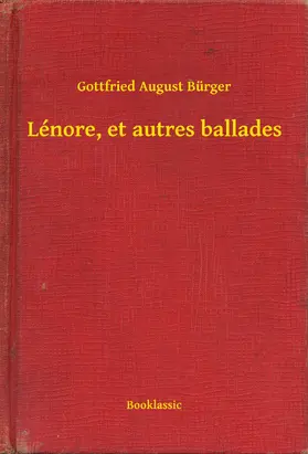 Bürger |  Lénore, et autres ballades | eBook | Sack Fachmedien