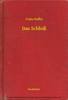 Kafka |  Das Schloß | eBook | Sack Fachmedien