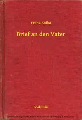 Kafka |  Brief an den Vater | eBook | Sack Fachmedien