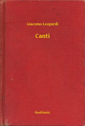 Leopardi |  Canti | eBook | Sack Fachmedien