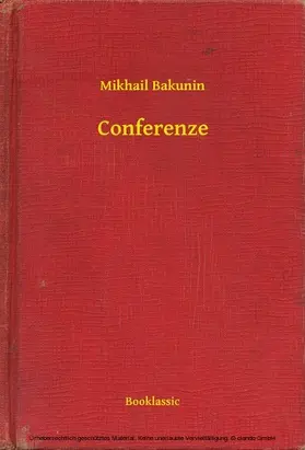 Bakunin |  Conferenze | eBook | Sack Fachmedien