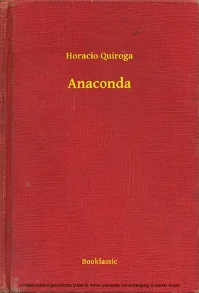 Quiroga |  Anaconda | eBook | Sack Fachmedien