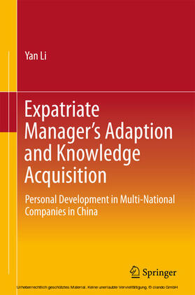 Li | Expatriate Manager’s Adaption and Knowledge Acquisition | E-Book | sack.de